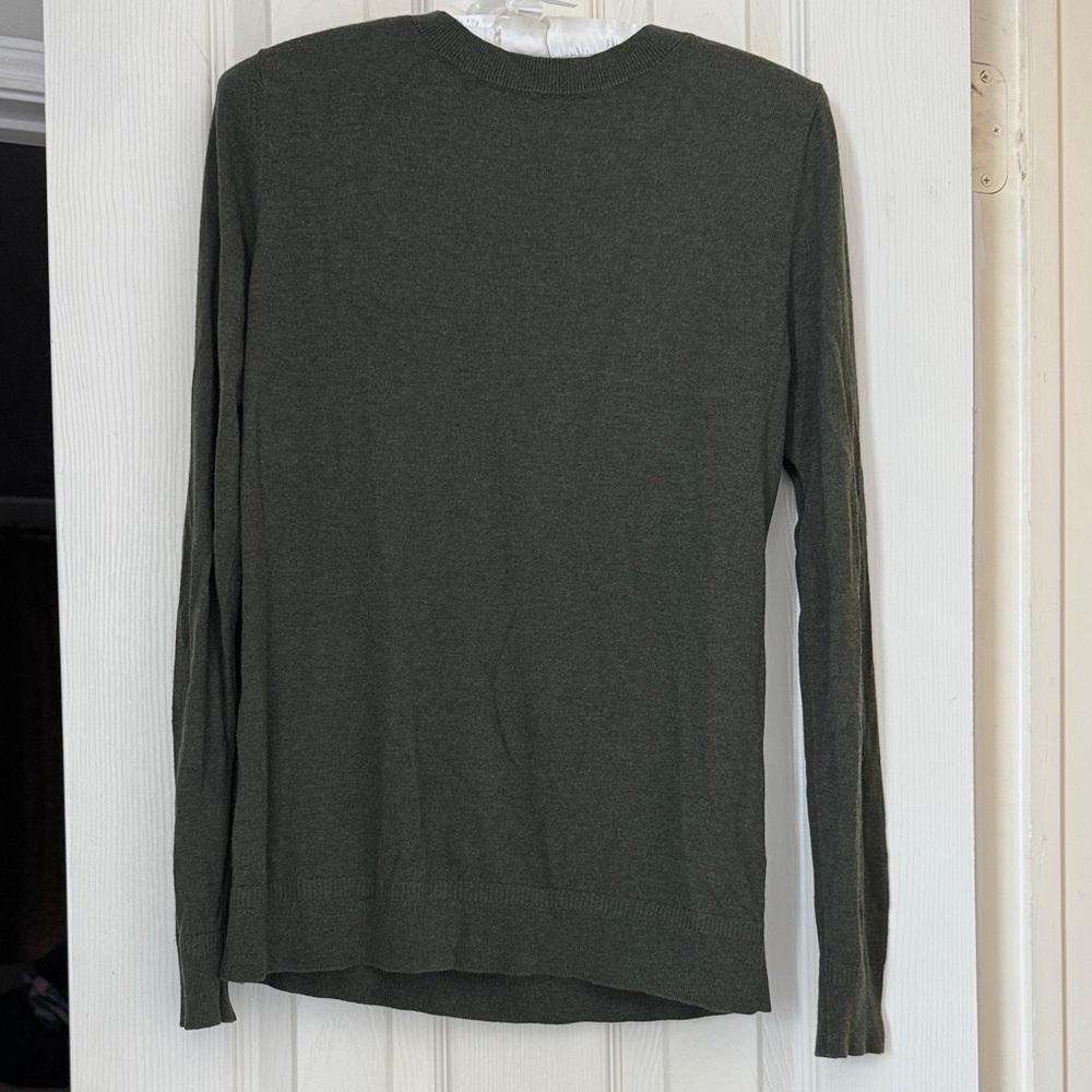 Banana Republic Women's Olive Crewneck Sweater